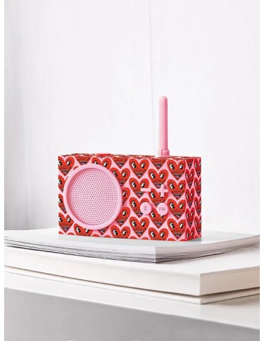 Lexon x Keith Haring Tykho 3 Radio & Speaker - Heart pas cher