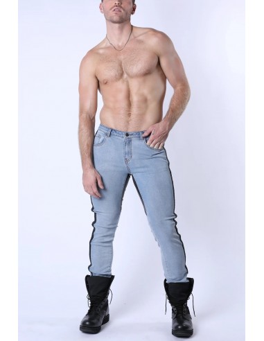 CELLBLOCK 13 SADDLEBACK DENIM PANT LIGHT BLUE s'inspire de l'anatomie humaine