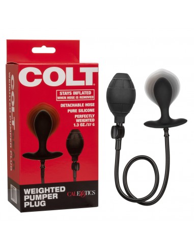 COLT Weighted Pumper Inflatable Silicone Anal Plug la livraison gratuite