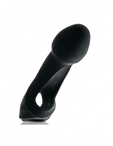 Hunkyjunk Double Thruster Double Penetrator Sling - Tar Ice Black paiement sécurisé