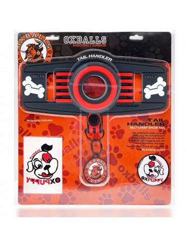 Oxballs Tail Handler Belt Strap Silicone Tail - Red JUSQU'A -70%! 