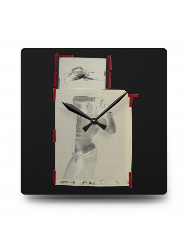 90S VINTAGE GAY PORN TRANSPARENCY Wall Clock 5 la colonne vertébrale