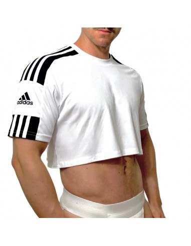 Adidas Sport White Short Sleeve Crop Top BY SNEAKERMASK 2024