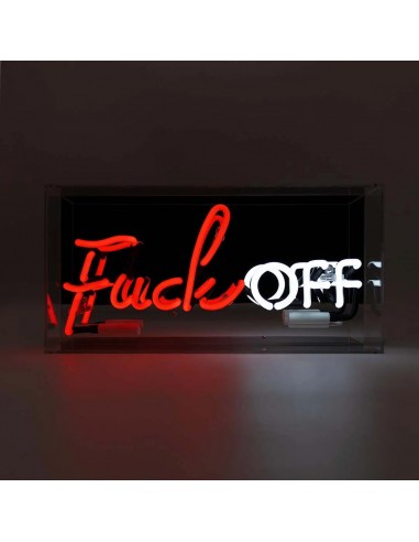 'fuck Off' Acrylic Box Neon Light français