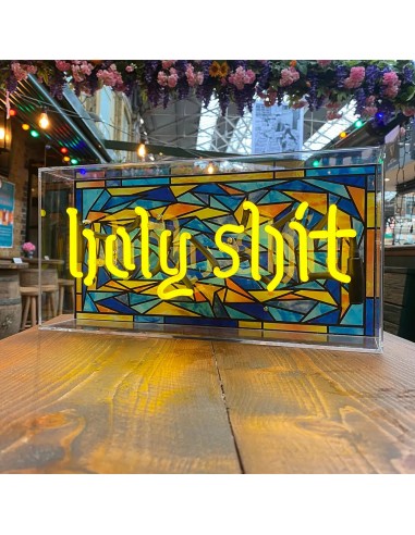 'holy Shit' Glass Neon Sign À commander