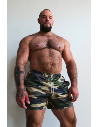 Alfons Dovana Camo USA Shorts pas cheres