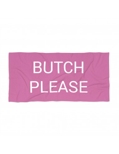 Butch Please Beach Towel by CULTUREEDIT en linge