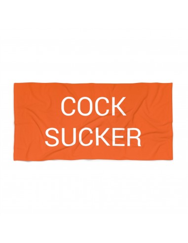 Cock Sucker Beach Towel by CULTUREEDIT prix