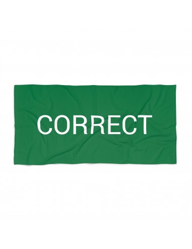 Correct Beach Towel by CULTUREEDIT paiement sécurisé