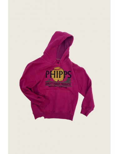 PHIPPS LUMBER LOGO HOODIE PINK Venez acheter