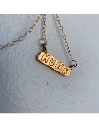 Hunk Charm Necklace Bronze sur le site 