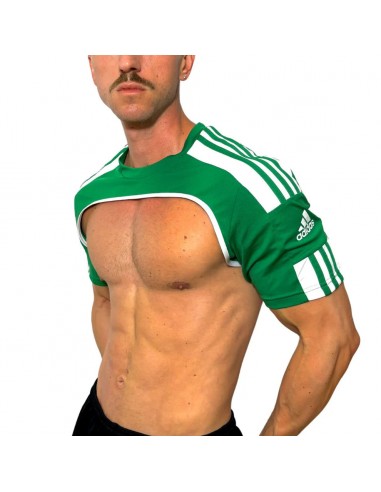 Adidas Sport Shoulders Green Crop Top BY SNEAKERMASK est présent 