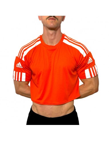 Adidas Sport Orange Short Sleeve Crop Top BY SNEAKERMASK soldes