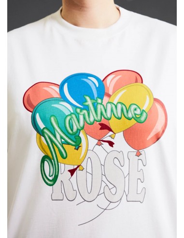 MARTINE ROSE RAGLAN SHRUNKEN T-SHIRT l'évolution des habitudes 