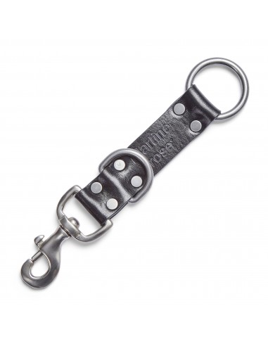 MARTINE ROSE BONDAGE KEYCHAIN BLACK les ctes