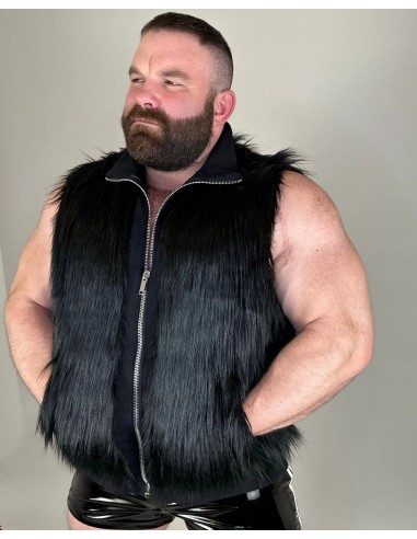 Alfons Dovana Beast Fur Vest JUSQU'A -70%! 